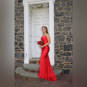 Red prom dress